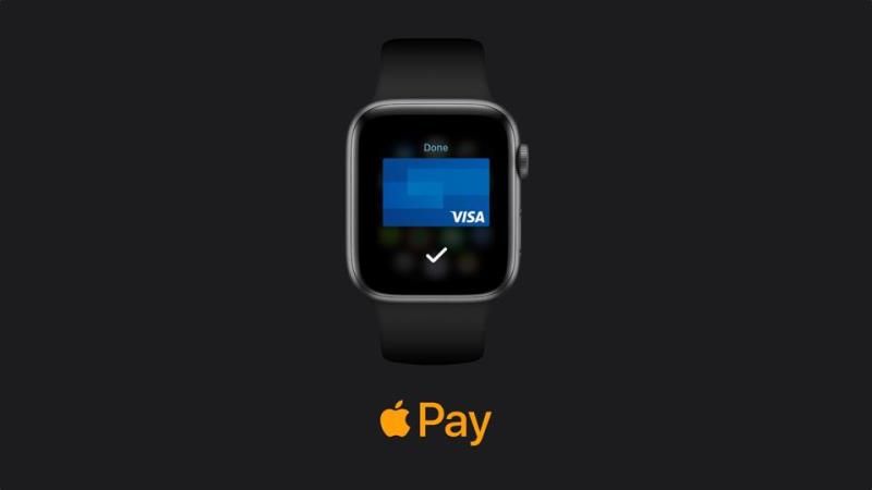 использовать Apple Pay на Apple Watch