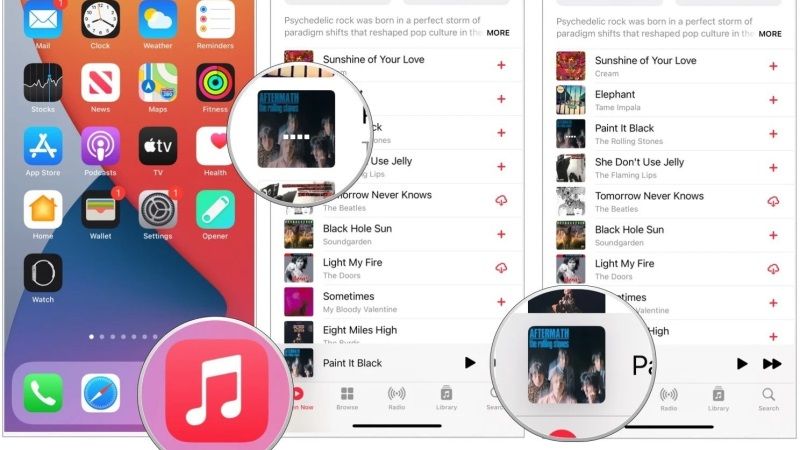 Apple Music не показывает тексты исправлений