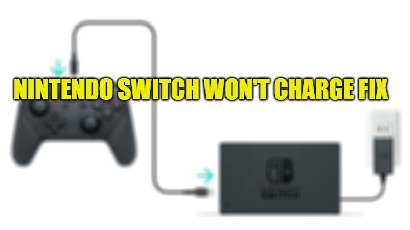 fix nintendo switch won't charge problems