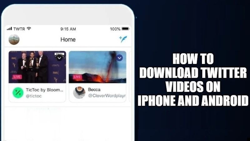 how to download twitter videos on iphone and android