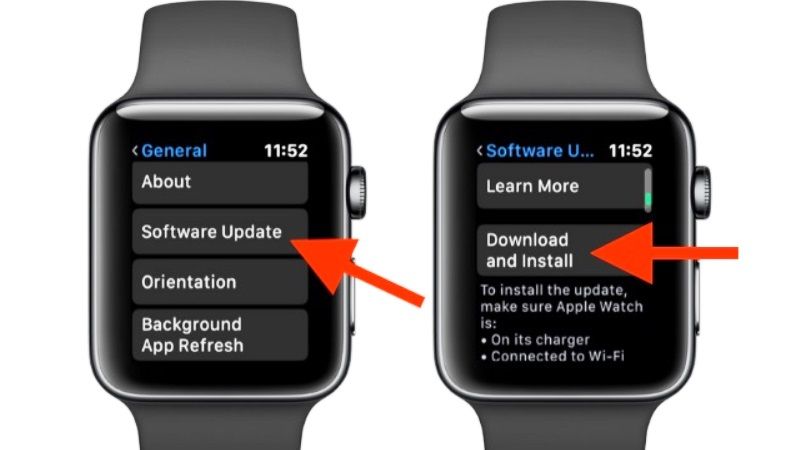 как починить Apple Watch, которые не обновляются