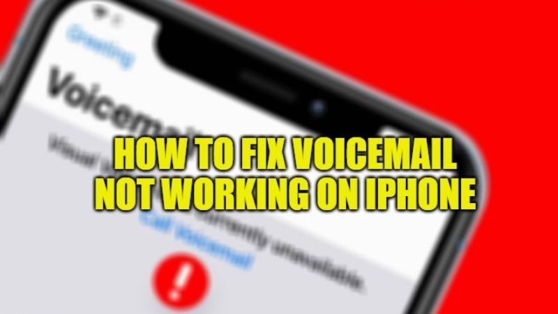 how to fix voicemail not working on iphone