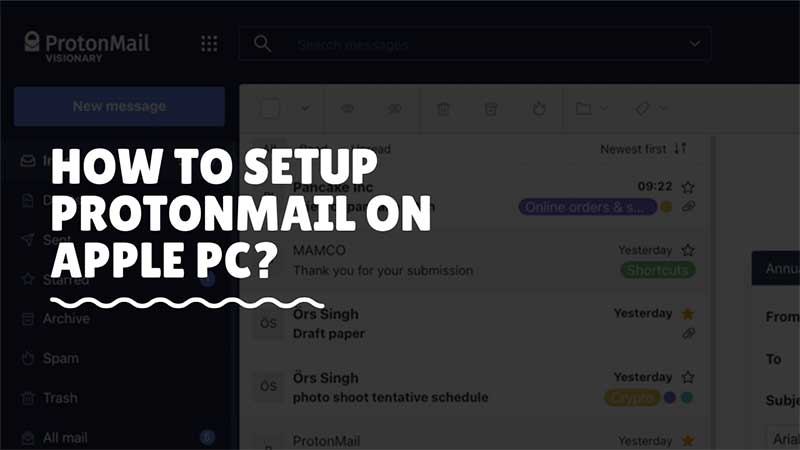 how to add protonmail to apple mail