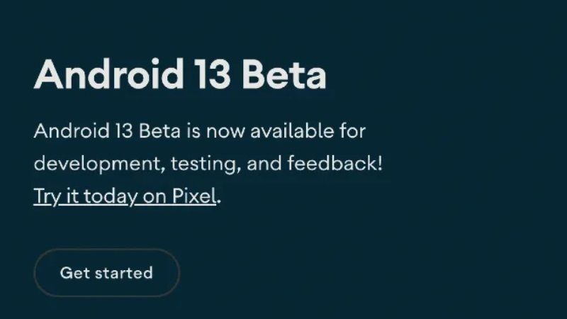 скачать Android 13 beta 1 для устройств Google Pixel