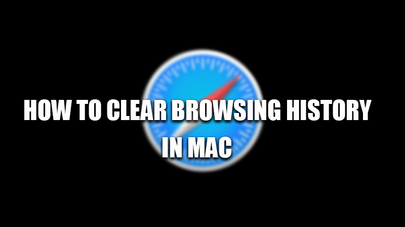 как очистить историю посещенных страниц на Mac