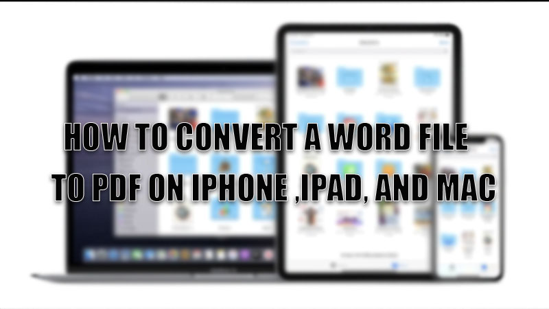 how to save word doc as pdf on ipad