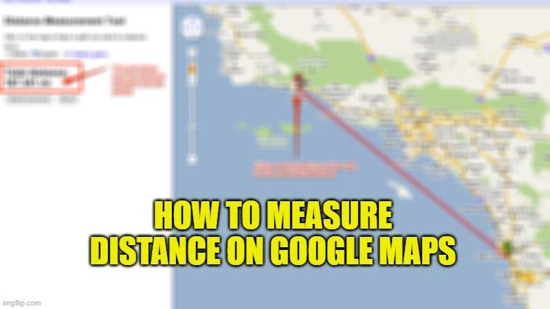как измерить расстояние на картах гугл
