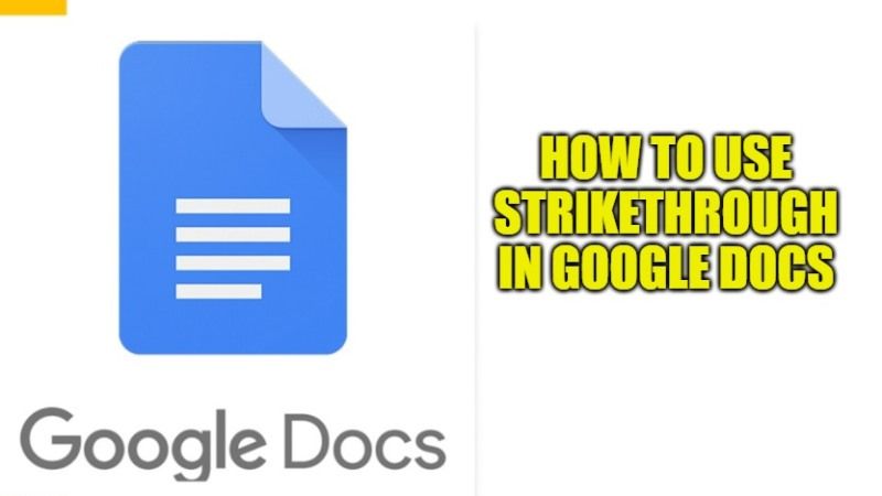 google presentation strikethrough