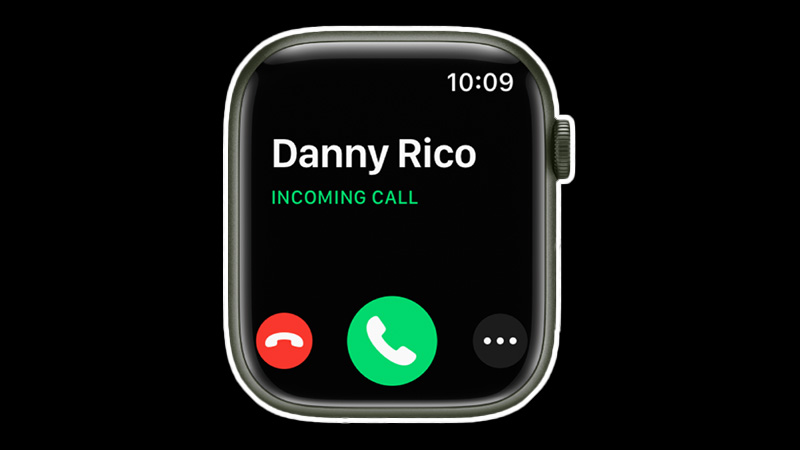 принять звонок на Apple Watch