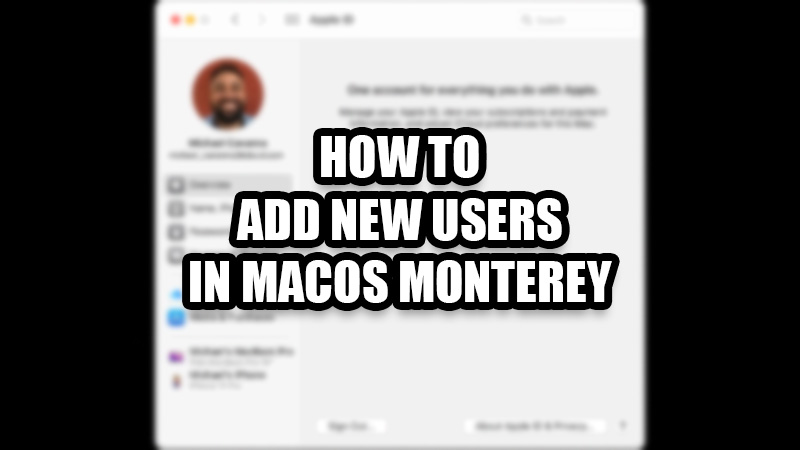 добавить новых пользователей в Mac