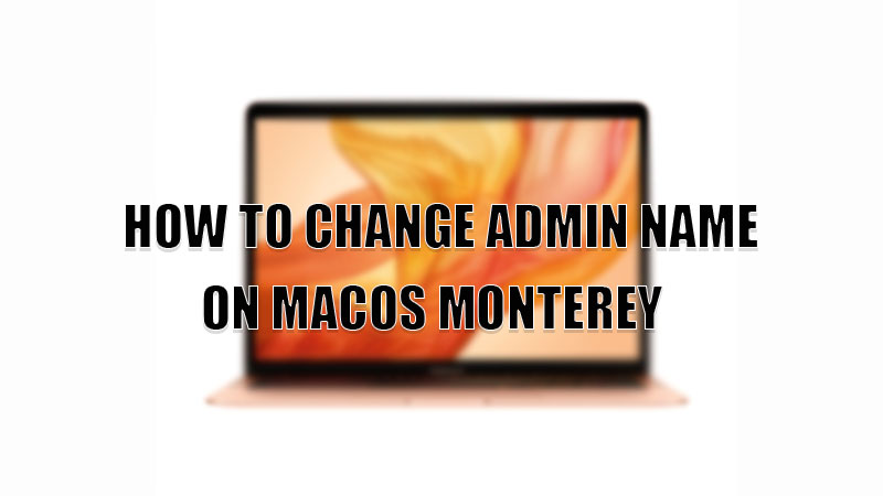 macos rename admin user