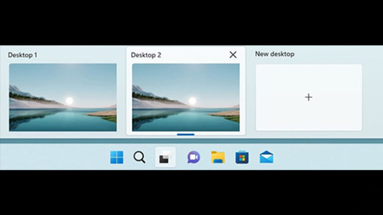 how to switch desktop screens on windows 11