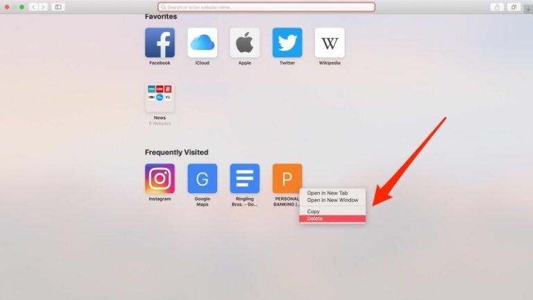 How to Delete Frequently Visited Safari Sites on macOS Monterey