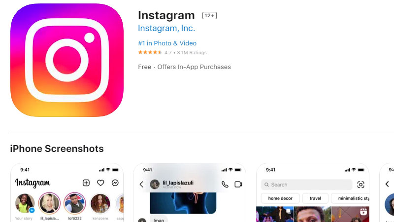 Загрузите Instagram, чтобы создать бумеранг на iPhone