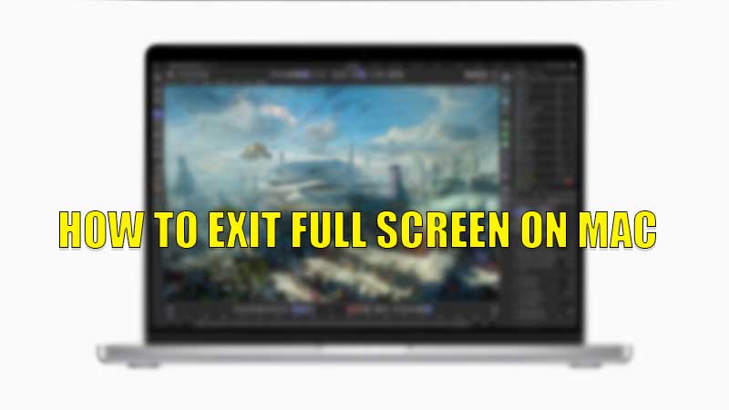 how to full screen on macos