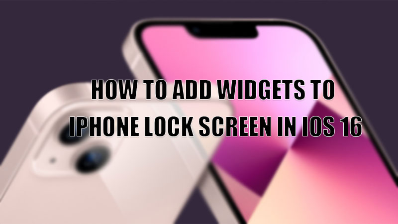 как добавить виджеты на экран блокировки iphone в ios 16