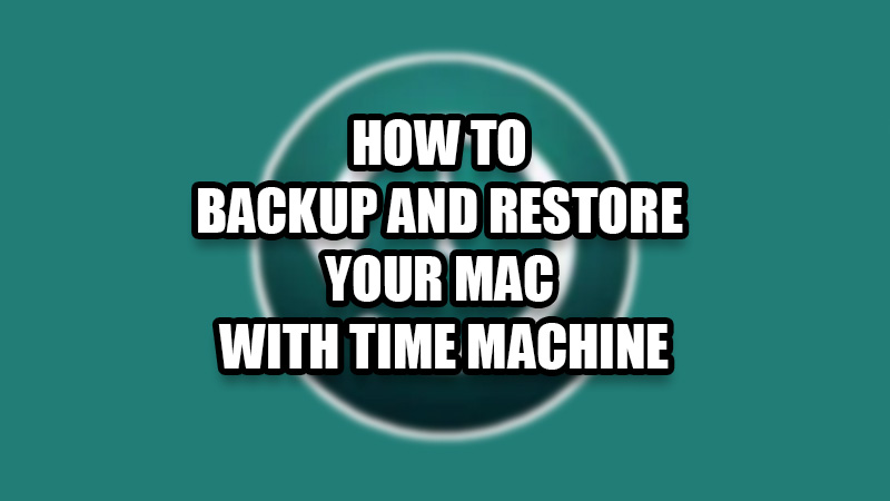как сделать резервную копию и восстановить Mac с помощью машины времени
