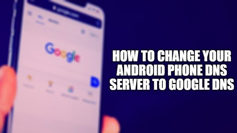 how to change phone dns google