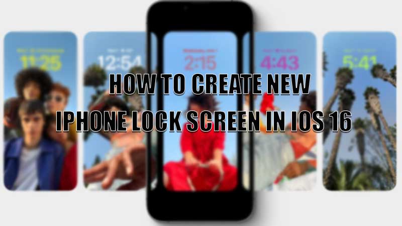 как создать новый экран блокировки iphone в ios-16