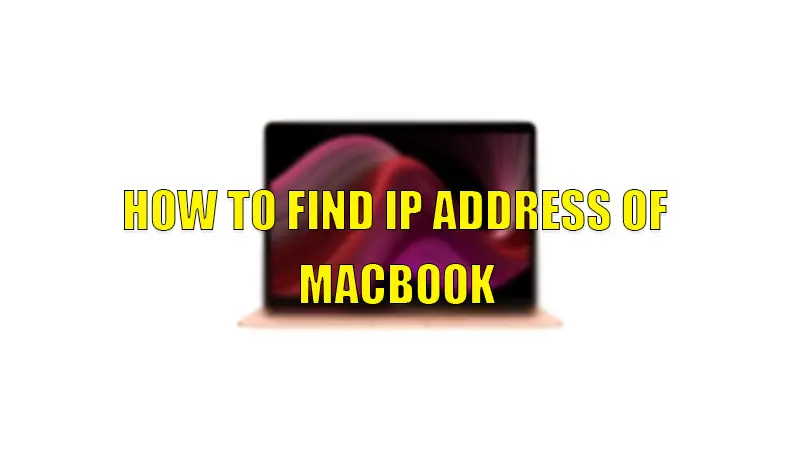 как узнать ip адрес макбука