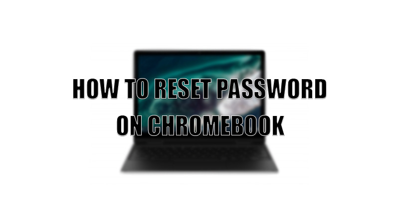 как сбросить пароль на chromebook