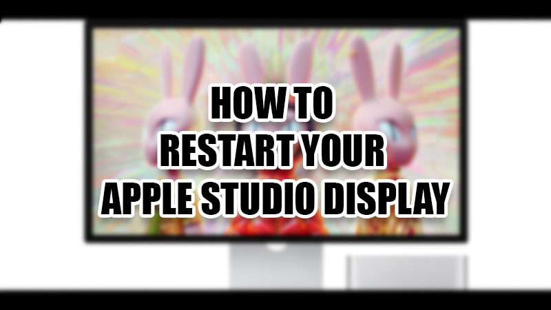 Как перезапустить дисплей Apple Studio