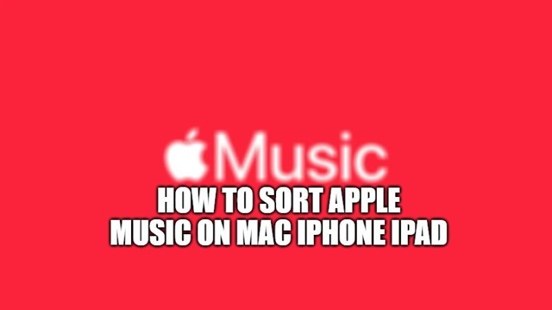 как сортировать музыку Apple на Mac iPhone iPad