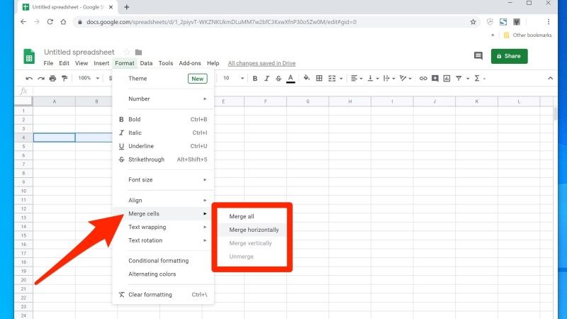 How To Merge Cells In Google Sheets On Desktop Or Mobile 2023 