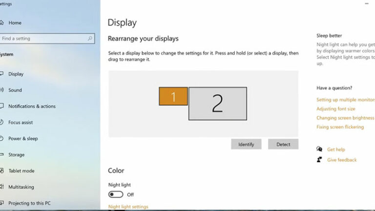 How To Setup Multiple Monitors On Windows 10