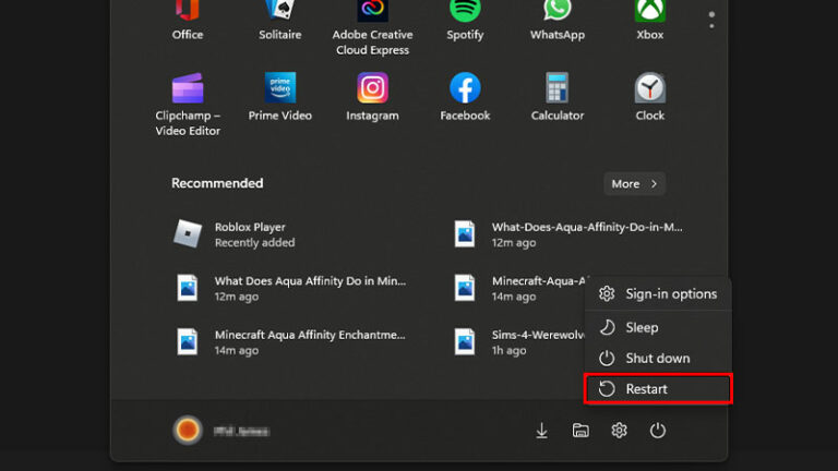 How To Restart Windows 11 Laptop Using The Keyboard Only