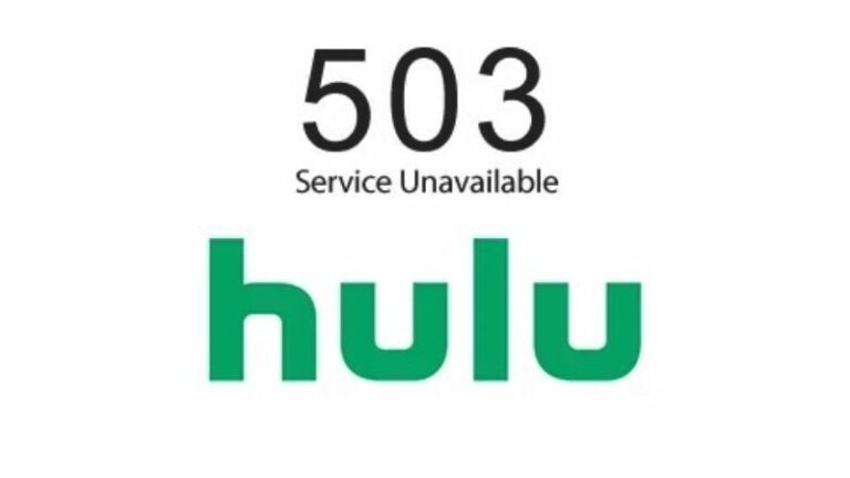 hulu error code 503 fix the server error easy fix pro