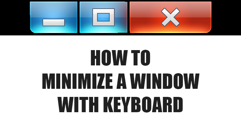 keyboard shortcut to minimize window