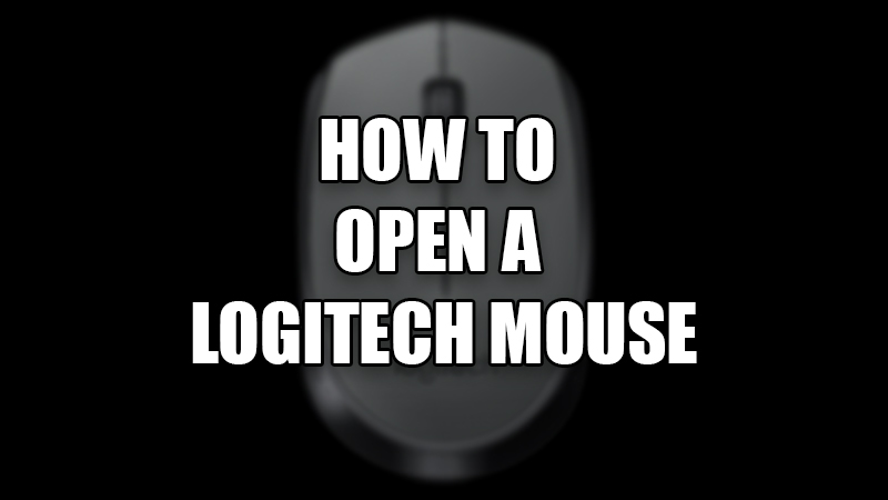 mouse properties open logitech setpoint