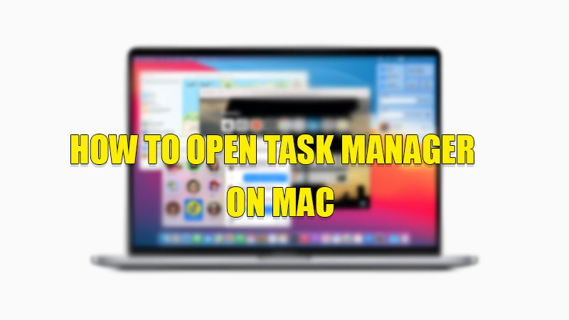 open task manager mac