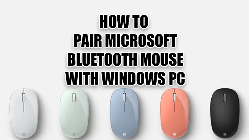 пара-Microsoft-Bluetooth-мышь