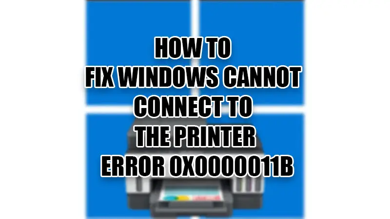 ошибка принтера-0x0000011b