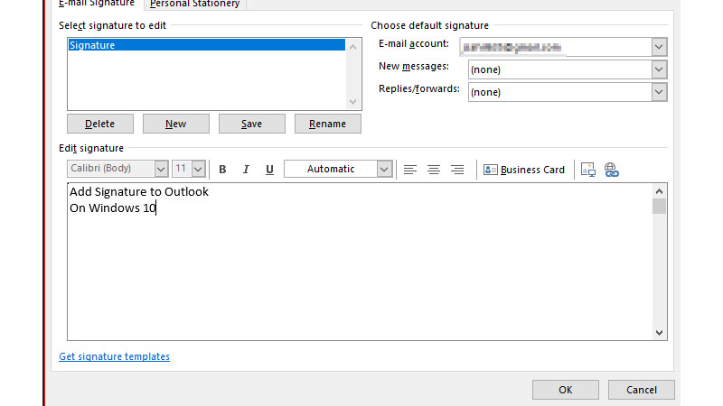 подпись Outlook-Windows-10