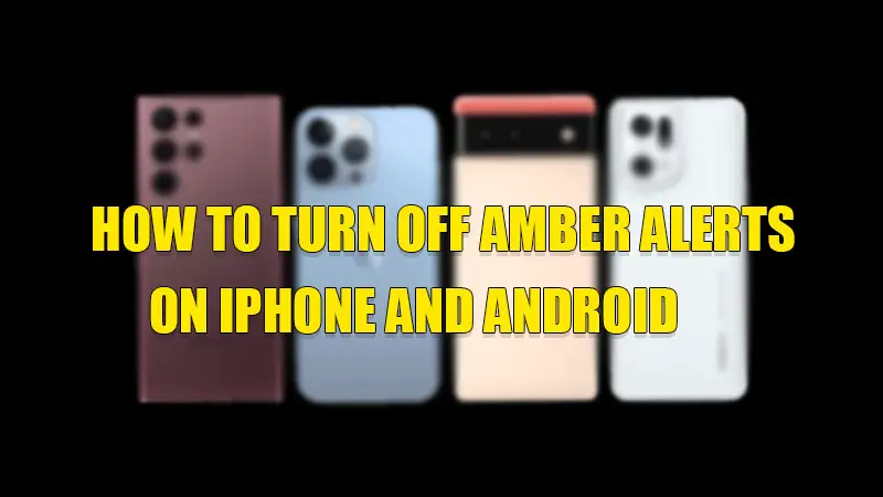 отключить янтарные оповещения iphone android