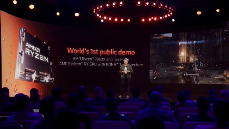 amd shows off radeon rx 7000 graphics card based on rdna 3 architecture