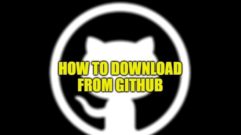 how to download from github