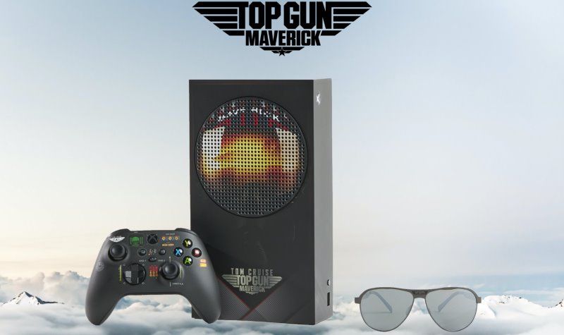 microsoft give way top gun maverick xbox series s console