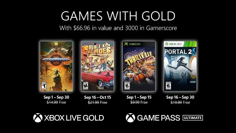 xbox games with gold september 2022 free games