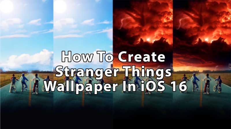 Create Stranger Things Wallpaper In iOS 16
