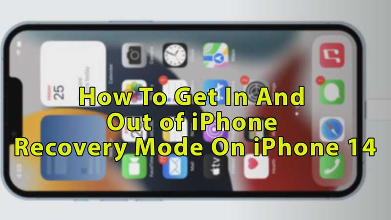 Get In And Out Of iPhone Recovery Mode On iPhone 14