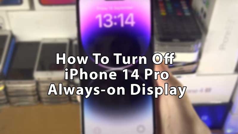 Отключить всегда на дисплее iPhone 14 Pro