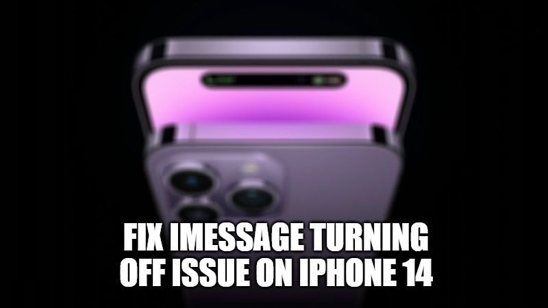 исправить проблему с отключением imessage на iphone 14