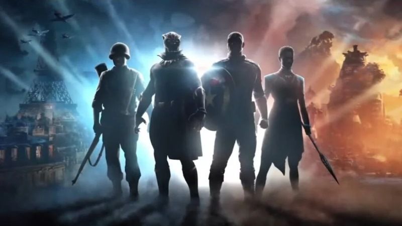 new black panther & captain america wwii game trailer showcased by marvel