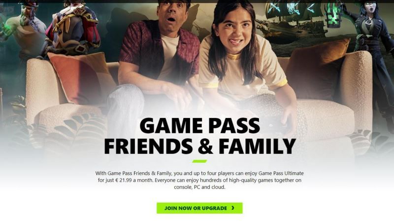 how to add family member to xbox game pass pc