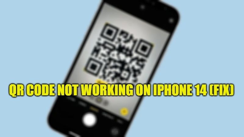 исправить код qr, не работающий на iphone 14 после обновления ios 16