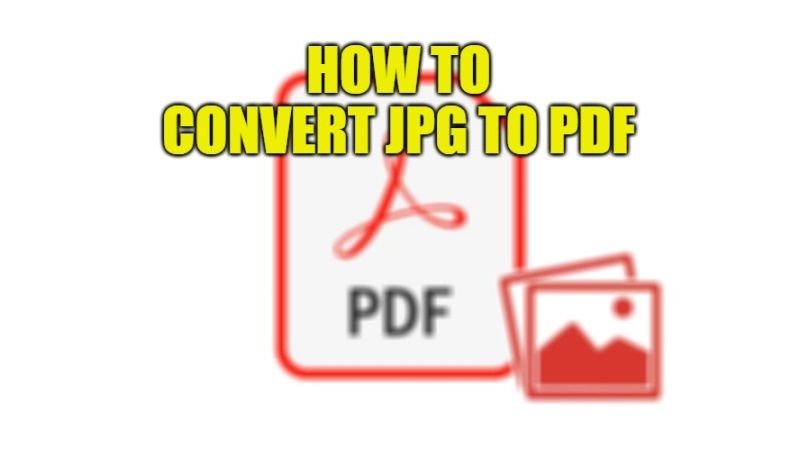 how to convert jpg to pdf